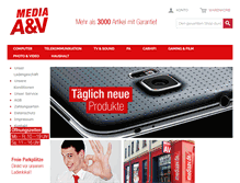 Tablet Screenshot of mediaav.de